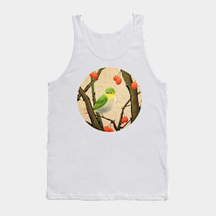 Minhwa: A White-Eye on  the Bo Tree C Type (Korean traditional/folk art) Tank Top